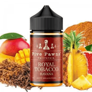 جویس فایو پانز تنباکو میکس میوه‌های استوایی | FIVE PAWNS CALIFORNIA ROYAL TOBACCO HAVANA JUICE